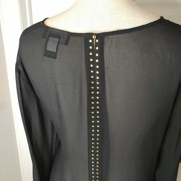 Focus 2000 Long Sleeve Sheer Top - Picture 3 of 5